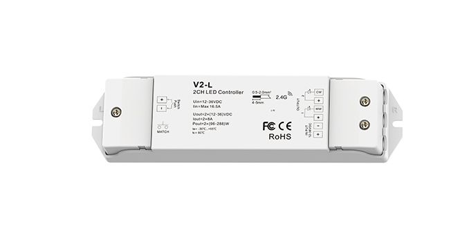 LED-контроллер DEYA 12-48VDC, 8A*2CH, PUSH-DIM (V2-L) фото