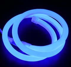 PROLUM™ LED neon Round D15, IP68, 220V, Series "RN", Blue, PRO.