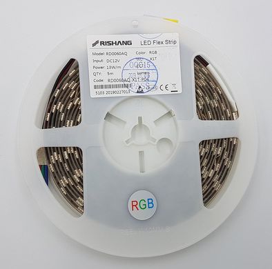 LED лента RISHANG 60-5050-12V-IP33 12.9W RGB 5м (RD0060AQ) фото