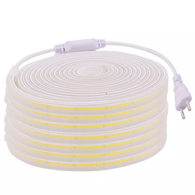 Світлодіодна LED стрічка PROLUM™ 220V; СОВ; 280 LED; IP68; 12 ММ; Series "S", Тепло-Білий (2800-3200K) фото