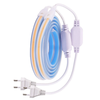 Світлодіодна LED стрічка PROLUM™ 220V; СОВ; 280 LED; IP68; 12 ММ; Series "S", Тепло-Білий (2800-3200K) фото