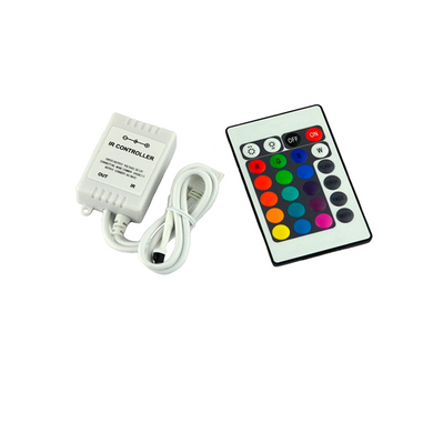 Controller RGB PROLUM infrared (IR, 24 buttons 6A) photo