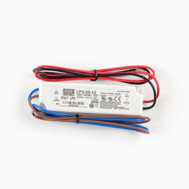 Mean Well 20W DC12V IP67 Power Supply (LPV-20-12) photo