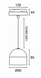 Oprawa wisząca ALUMLED 8W 80&deg; OSRAM 2835 480 lm CCT (ALMG-P90 8W CCT WH)