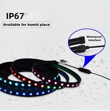 Ready-made set of tape PROLUM™ 24V; 5x13; Black; 5M; RGB FULL COLOR, PRO