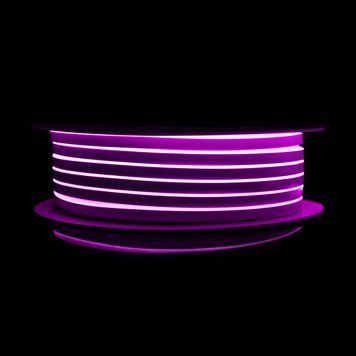Світлодіодний неон PROLUM&trade; 6x12, IP68, 12V, Series "GT", Рожевий, PRO