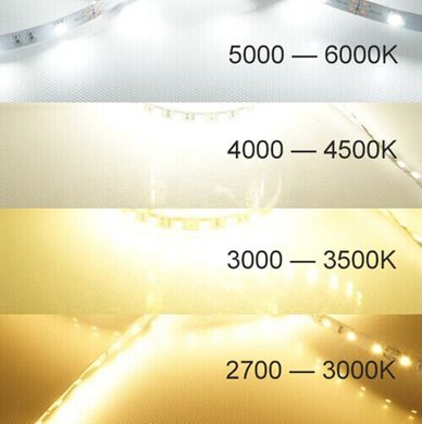 Світлодіодна LED стрічка PROLUM™ 12V; 2835\120; IP20; Series "PRO", Нейтральний-Білий (3800-4300K) фото