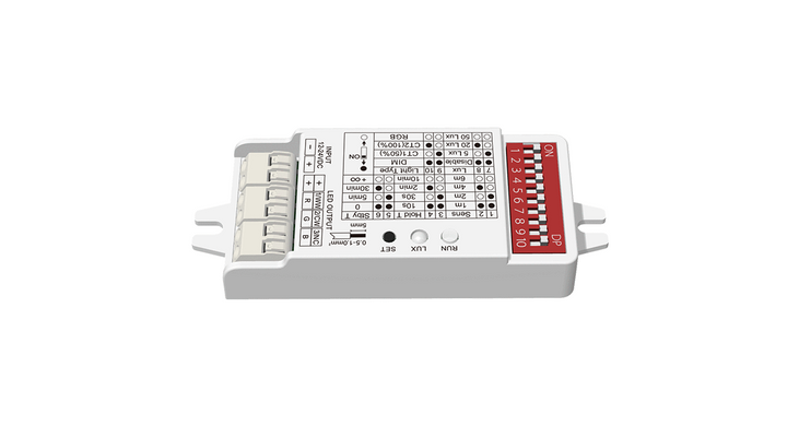 LED-контролер DEYA Мікрохвильовий датчик руху+RF 12-24VDC, 2A*3CH (V3-PM)