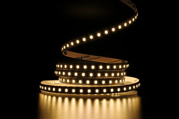Світлодіодна LED стрічка PROLUM™ 12V; 2835\120; IP20; Series "PRO", Тепло-Білий (2800-3200K) фото
