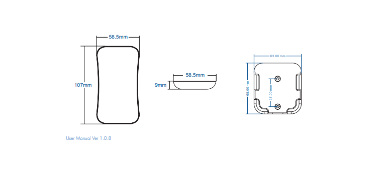 DEYA LED dimmer remote control for 1 zone (R7-1(b))