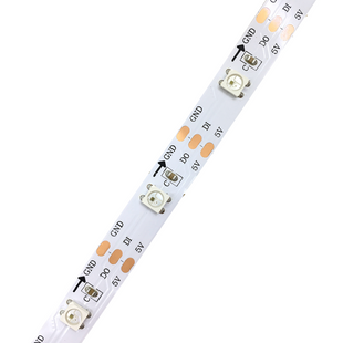 Світлодіодна LED стрічка PROLUM™ 5V; 5050\60; IP20; Series "SMART", RGB (Pixel Full Color) фото