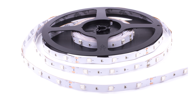 Світлодіодна LED стрічка PROLUM™ 12V; 5050\30; IP20; Series "S", RGB фото