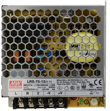 Блок питания Mean Well 72W DC12V IP20 (LRS-75-12) фото