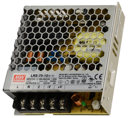 Блок питания Mean Well 72W DC12V IP20 (LRS-75-12) фото
