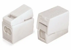 COMPACT WAGO 2-wire connector for solid conductors (224-122)