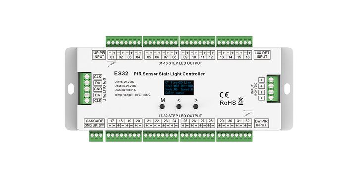 LED-контроллер с датчиком PIR DEYA 5-24VDC, 1A*32CH (ES32) фото