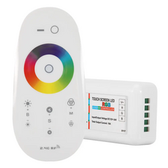 Controller RGB Full-TOUCH 18A, White photo