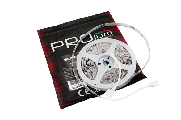 Світлодіодна LED стрічка PROLUM™ 12V; 5050\60; IP20; Series "SG", RGB фото