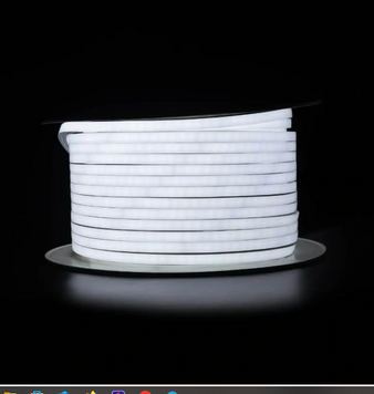 PROLUM&trade; LED Neon 12x12, IP68, 220V, Seria "NL", PRO, Biały