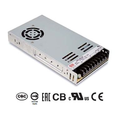 Power supply unit Mean Well 348W DC12V IP20 (LRS-350-12) photo