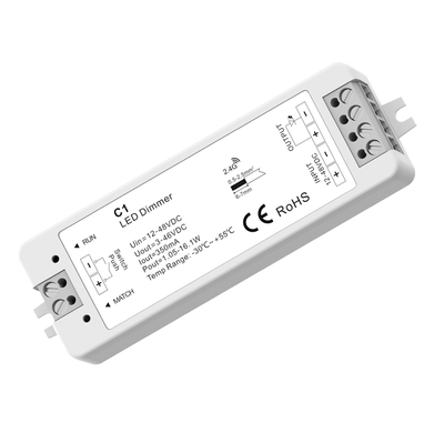 LED-диммер DEYA 12-48VDC, 1,05-16, 1W*1CH, PUSH-DIM (C1-350mA) фото