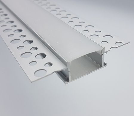 LED profile recessed under plaster, 3 meters (ЛПШ20_3)