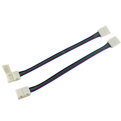 PROLUM™ connector for LED strip 10 mm, RGB + 2 clamps