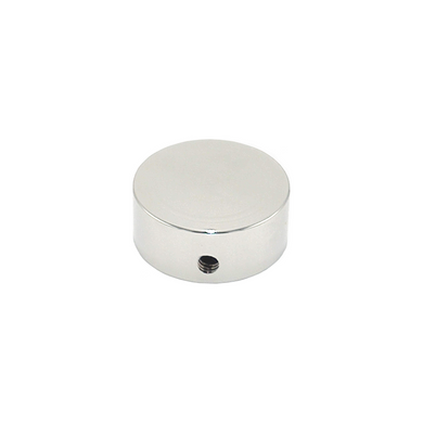 Metal stopper PROLUM for Round silicone profile D22 - without hole