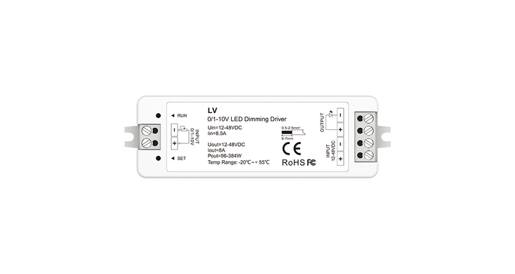 Controller DEYA 12-48VDC, 8A*1CH, 0/1-10V (LV)
