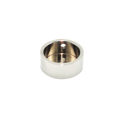 Metal plug PROLUM for Round silicone profile D22 - with a wire outlet on the side