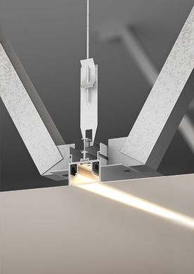 LED-профіль KLUS для натяжних стель FOLED, 3 метр (KLUS_A08332V1N_3)