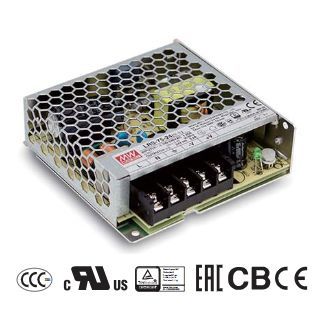 Power supply unit Mean Well 76.8W DC24V IP20 (LRS-75-24) photo