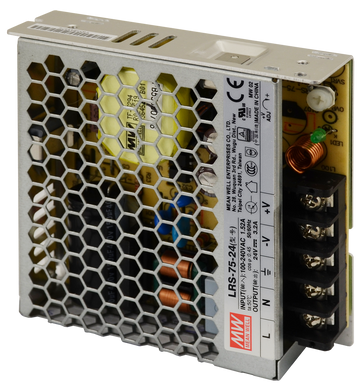 Блок питания Mean Well 76.8W DC24V IP20 (LRS-75-24) фото