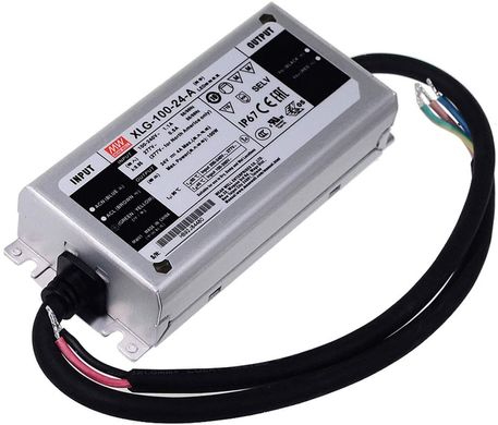 Power Supply Mean Well 96W DC24V IP67 (XLG-100-24) photo