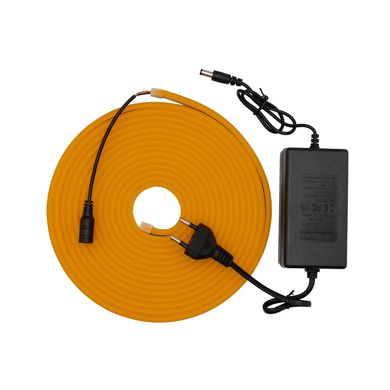 Ready-made set of PROLUM™ 12V neon tape; 6x12; 5M; Orange, PRO