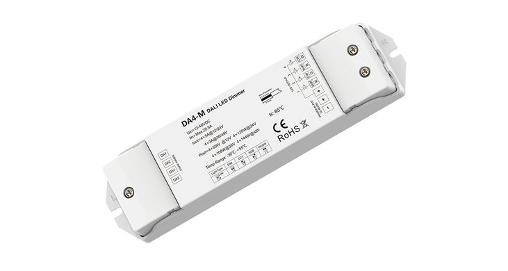 LED-контролерDEYA DALI DT6/DT8 12-48VDC, 5A*4CH (DA4-M) фото