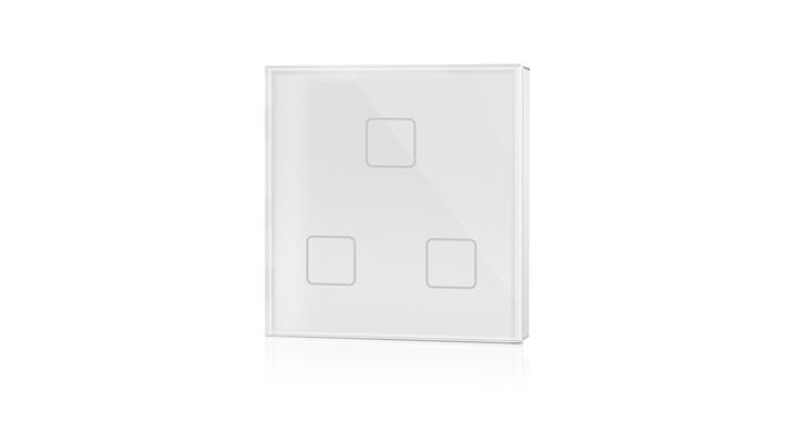 Панель LED диммера DEYA ZigBee на 3 зоны (TS3(WZS)-White) фото