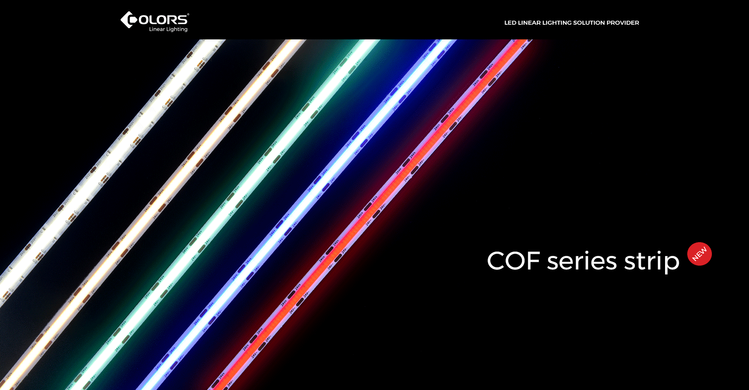 Taśma LED COLORS COB-24V-IP20 10W 1210Lm 3000K 5 m (DF8-24V-8mm-V1-WW) zdjęcie