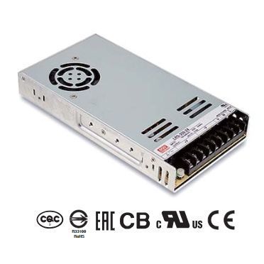 Power supply unit Mean Well 350.4W DC24V IP20 (LRS-350-24) photo