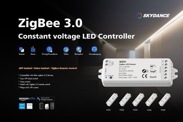 Koncentrator LED DEYA CCT 12-36VDC, 5A*2CH (WZS2)
