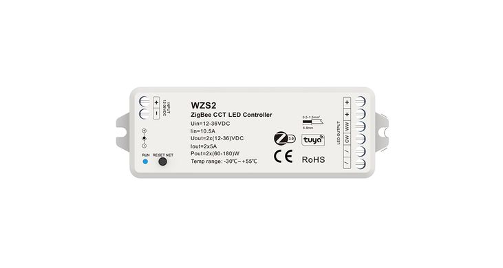 LED-контролер DEYA CCT 12-36VDC, 5A*2CH (WZS2) фото