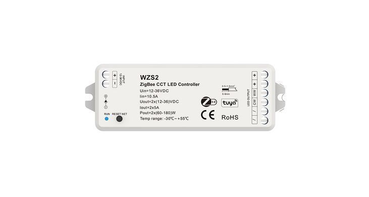 Koncentrator LED DEYA CCT 12-36VDC, 5A*2CH (WZS2)
