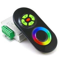 Контроллер RGB PROLUM (RF; 5K; сенсорный; 18A; ЧИП; Черный) фото