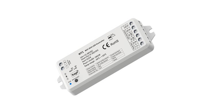 LED-контролер DEYA 12-36VDC, 5A*2CH(WT1) фото