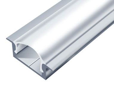 Recessed anodized LED profile, 2 meters (LPV7_2)
