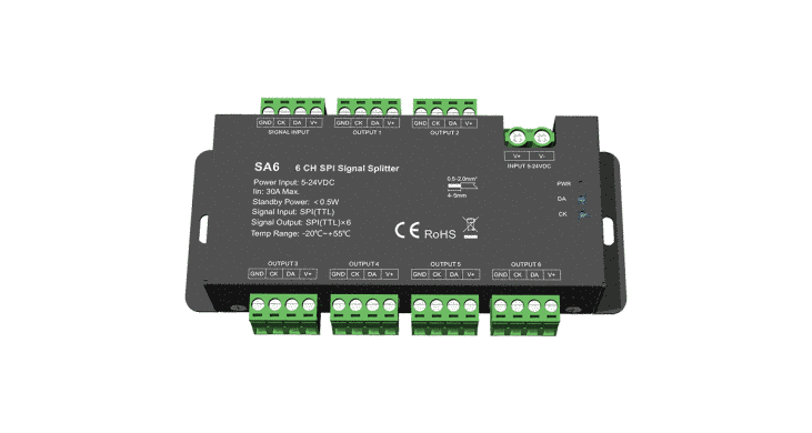 SPI splitter 5-24VDC DEYA (SA6)