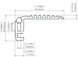 Профіль KLUS STEKO, анодований з антиковзаючими стрічками 2 метр, A18018