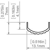 Розсіювач KLUS PDS-LUK 1м (KLUS_B17076M_1)