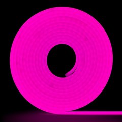 Світлодіодний неон PROLUM™ 6x12, IP68, 12V, Series "FX", Світло-Рожевий, PRO