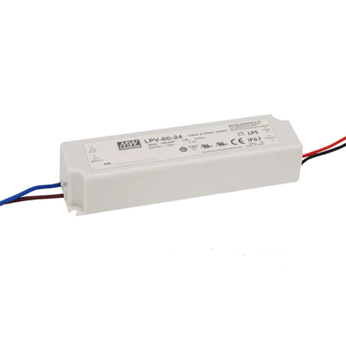Mean Well Power Supply 60W DC24V IP67 (LPV-60-24) photo